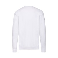 Свитшот без начеса "Lightweight Set-in Sweat", белый