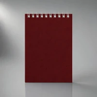 Бизнес - блокнот А6 «Office», бордовый