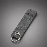 Брелок «Felt» из RPET-фетра, серый
