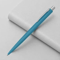 Ручка шариковая металлическая «Lumos Gum» soft-touch, голубой
