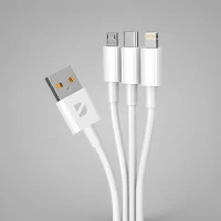 Дата-кабель 3 в 1: micro USB