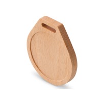 Медаль из бука «Round», натуральный