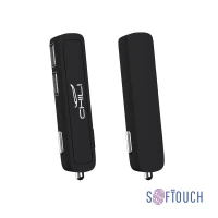 Автомобильное зарядное устройство &quot;Slam&quot; с 2-мя разъёмами USB, черный