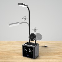 Лампа &quot;Smart Flex&quot; с беспроводным 3в1 (15W) ЗУ с MagSafe, черный
