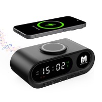 Настольные часы &quot;Smart Hub&quot; с bluetooth колонкой 5Вт, черный